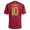 Maillot de Supporter Belgique Lukaku 10 Domicile Euro 2024 Pour Enfant